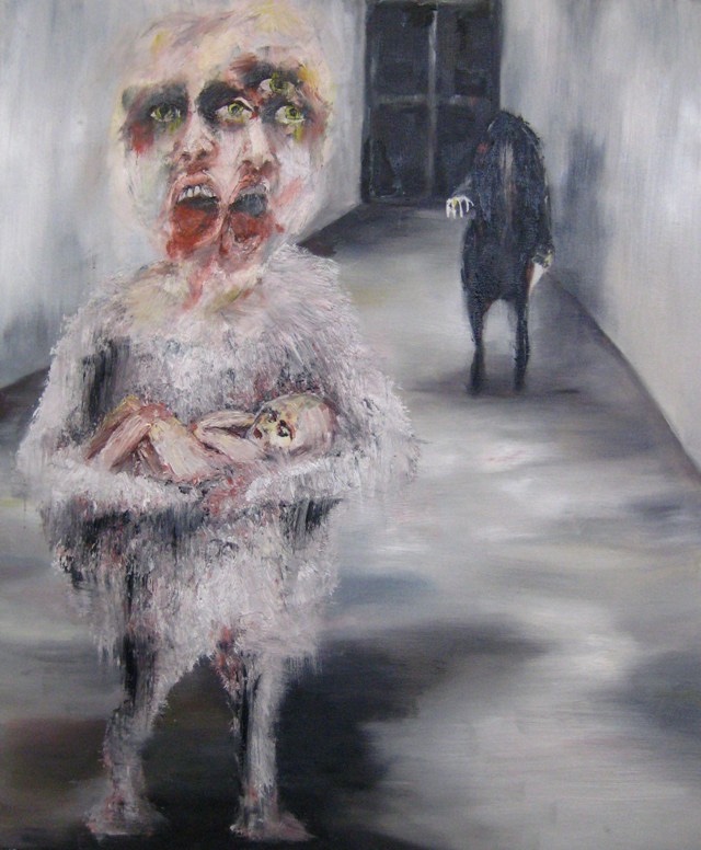 2009-Malerei-Angst-2-Tod-Baby-Luisa-Pohlmann-Kunst-Berlin