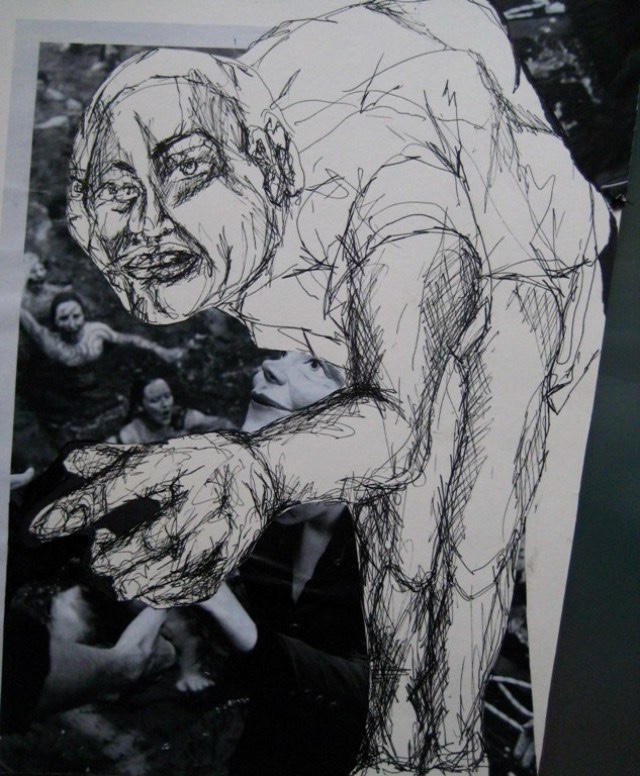 2009-Zeichnung-Angst-1-Mensch-Zyklop-Luisa-Pohlmann-Kunst-Berlin