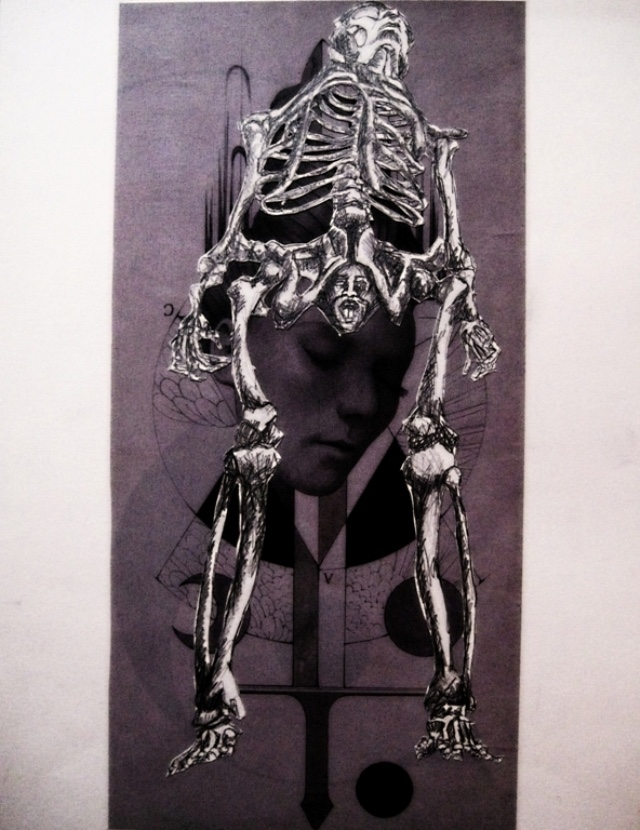 2009-Zeichnung-Angst-2-Skelett-Luisa-Pohlmann-Kunst-Berlin