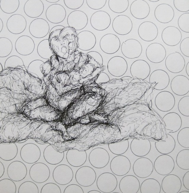 2009-Zeichnung-Angst-42-Baby-Seifenblase-Luisa-Pohlmann-Kunst-Berlin