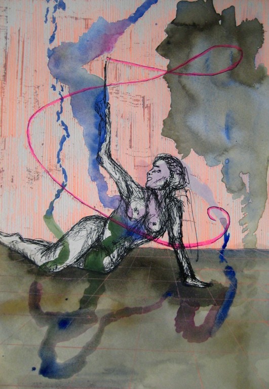 2009-Zeichnungen-Tanzen-1-Luisa-Pohlmann-Kunst-Berlin