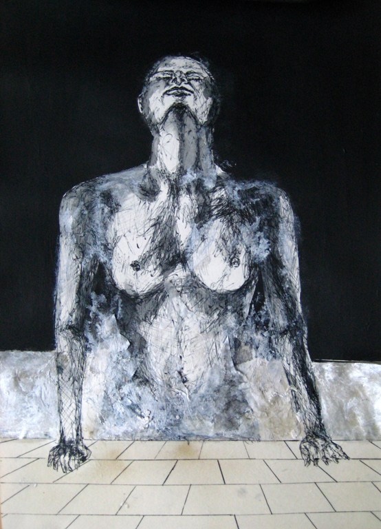 2009-Zeichnungen-Tanzen-7-brust-pool-Luisa-Pohlmann-Kunst-Berlin