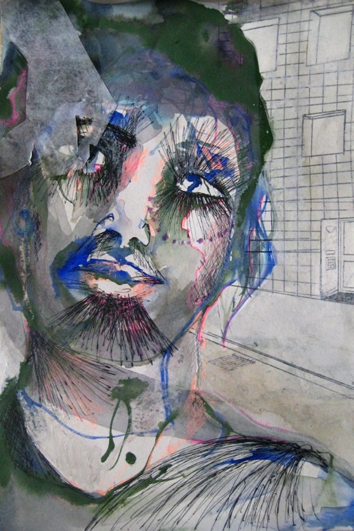 2009-Zeichnungen-Tanzen-9-Portrait-Luisa-Pohlmann-Kunst-Berlin