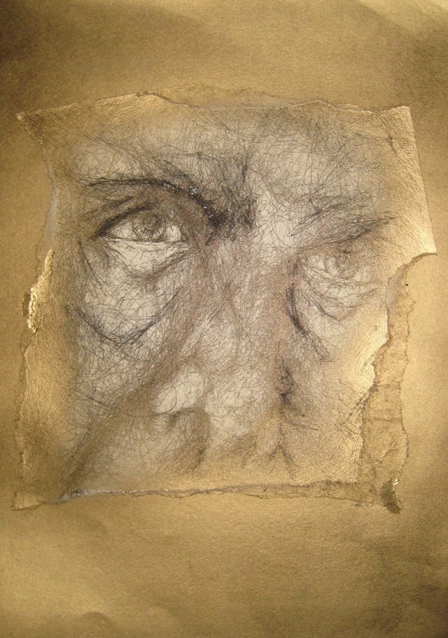 2010-Zeichnung-Schmerz-22-gold-blick-Luisa-Pohlmann-Kunst-Berlin