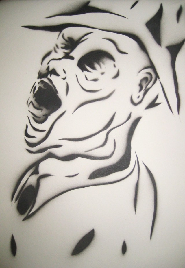 2010-Zeichnung-Schmerz-23-schrei-grafitti-sprayen-Luisa-Pohlmann-Kunst-Berlin