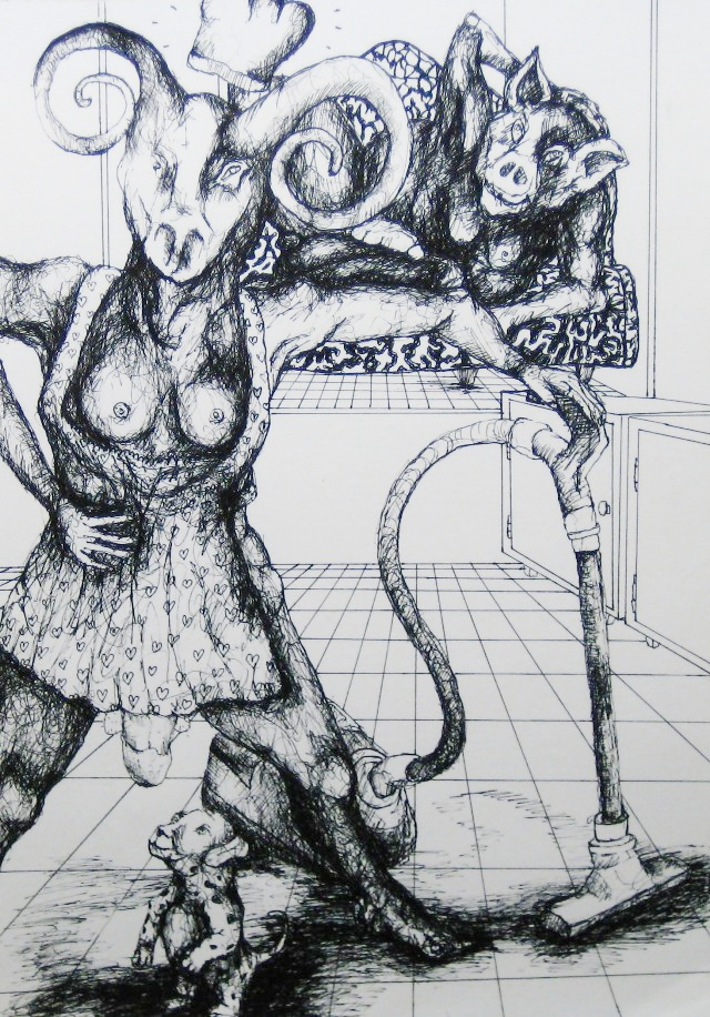2012-Zeichnung-Sex-4-horny-staubsauger-hund-Luisa-Pohlmann-Kunst-Berlin