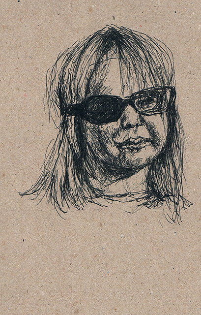 2014-Zeichnung-Kosmos-25-kleines-mädchen-brille-Luisa-Pohlmann-Kunst-Berlin
